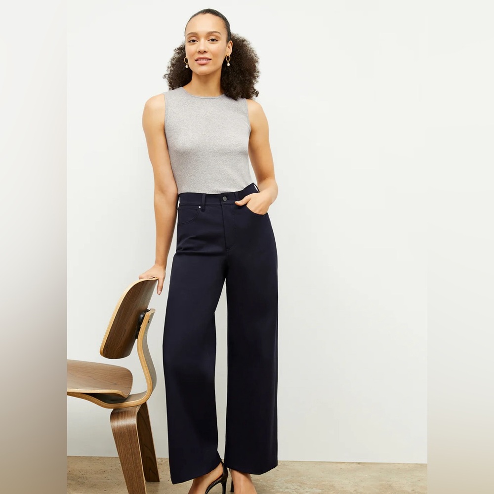 MM Lafleur The Milo Wide Leg High Rise Jean Size 10